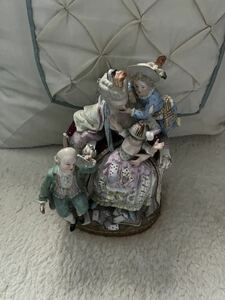 マイセン　Meissen 大型人形　フィギュリン アンティーク 陶器人形