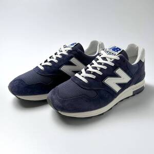 USA製 シーズナル限定 New Balance M1400CSE NAVY US9 27cm 美品 中古 NB スウェード アメリカ米国製 Made In The USA ネイビー スニーカー