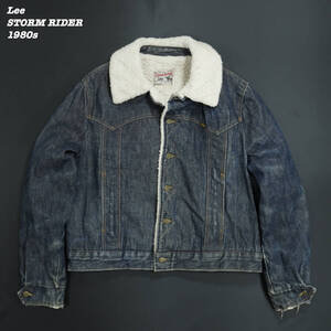 Lee STORM RIDER SHERPA DENIM JACKET 1980s JA24106 Vintage リー ストームライダー デニムジャケット ボアジャケット 1980年代 濃紺