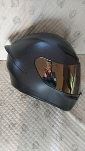 AGV フルフェイスヘルメット K1 マットブラック 内装フルクリーニングしました。Mサイズ