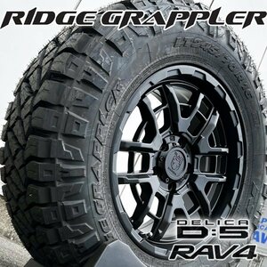 245/70R16 リフテッド RAV4 アドベンチャー デリカD5 16インチ タイヤ ホイール セット 4本 ニットー リッヂグラップラー BlackMamba BM00