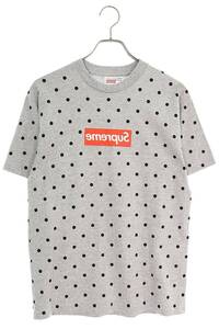 シュプリーム コムデギャルソンシャツ Tシャツ Box Logo Tee サイズ:S ドットミラーボックスロゴTシャツ 中古 OM10