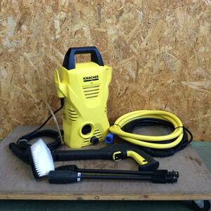 【RH-1037】中古品 KARCHER ケルヒャー 家庭用高圧洗浄機 K2.155 1.602-120.0