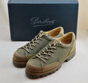 SALE!! パラブーツ paraboot 　モンタナ　MONTANA　VEL OLIVE/BEIGE オリーブ×ベージュスエード　200451-6　24.5-25cm相当　 未使用品