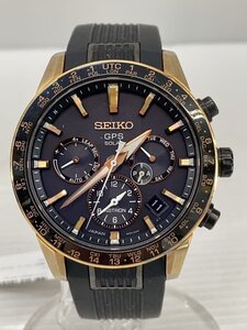 SEIKO◆ASTRON/箱有/ソーラー腕時計/アナログ/ラバー/BLK/BLK/5X53-0AB0