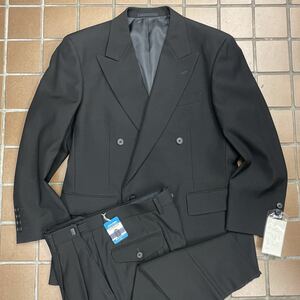 【特別価格】新品★激安　メンズ　礼服　喪服　ダブルスーツ　カネボウブラックスーツ　ダブルフォーマル/サイズBB5 XL相当