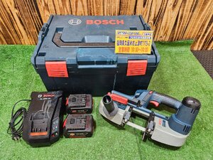 ★中古品★ BOSCH ボッシュ バッテリー バンドソー 18V GCB18V-LI バッテリ2個 充電器 ケース付属 【アクトツール久留米店】 店頭同時販売