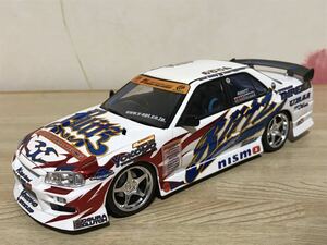 送料無料　1/24 当時物　日産 スカイライン ER34 ブリッツ D1 ドリフト ミニカー ホットワークス HOTWORKS NISSAN SKYLINE BLITZ DRIFT