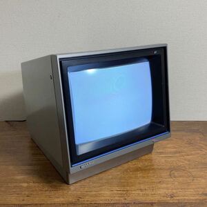 貴重 SHARP CRT ディスプレイ モニター MZ-1D01 カラー ジャンク 昭和レトロ MZ-2000 シャープ マイコン RGB ゲーム ブラウン管