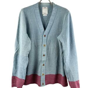 VISVIM(ビズビム) Wool Mohair Longsleeve Knit Cardigan (blue)