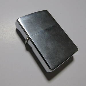 現状品 中古 ZIPPO オイルライター 1985年製 レギュラータイプ クロムメッキ ブラッシュド 動作未確認