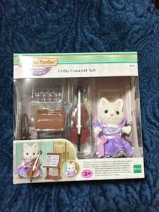 新品　シルバニアファミリー　Cello Concert Set/街の音楽会セットーチェロー