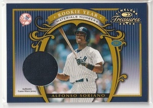 【パッチカード】2003 TIMELESS TREASURES #RY-22 Alfonso Soriano 16/35