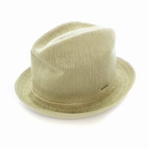 カンゴール KANGOL TROPIC PLAYER ニット中折れ帽 6371BC L ベージュ ■SM3 /KO メンズ レディース