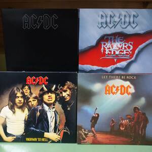 【CD4枚セット 紙ジャケ 輸入盤 送料無料】AC/DC ：BACK IN BLACK・HIGHWAY TO HELL・LET THERE BE ROCK・THE RAZORS EDGE