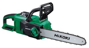 未使用 HiKOKI ハイコーキ 350mmガイドバー 充電式チェーンソー マルチボルト 36V バッテリー付属 コードレスチェンソー CS3635DB (XP)