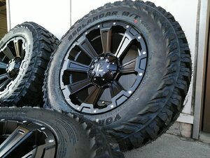 ノーマル車高 ランドクルーザープラド 17インチ タイヤホイール DeathRock ヨコハマ ジオランダー MT 265/65R17 265/70R17