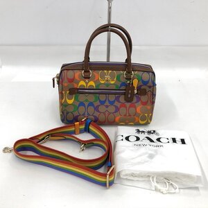 COACH コーチ ハンドバッグ C2291-CA615 ショルダーストラップ・保存袋付き【DAAS3041】