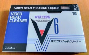 未使用 ジャンク ティアック(TEAC) 湿式ビデオヘッドクリーナー V-6 送料込み