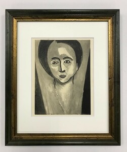 【特価】　≪　　アンリ・マチス　　≫　　リトグラフ【石版画】　　MADAME SARAH STEIN　　1954年 　 HENRI MATISSE