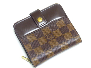 【1068】 LOUIS VUITTON ルイヴィトン ダミエ コンパクトジップ N61668