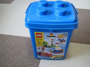 LEGO★レゴ ブロック★青いバケツ ５才から ブロック外し・作り方冊子付★中古