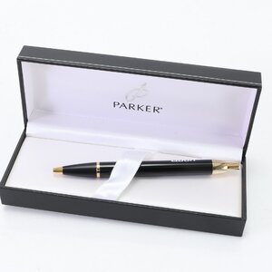 ■美品■PARKER パーカー■ボールペン■筆記用具■ペン 仕事 ブラック ゴールド 人気 おしゃれ メンズ レディース ENT D4-18