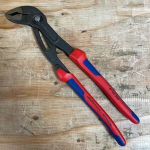 クニペックス KNIPEX コブラ 高性能 ウォーターポンププライヤー 8702-300 固定留め環付き プライヤー 中古品☆送料370☆レ