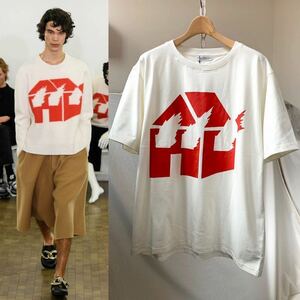 新品レア J.W. ANDERSON David Wojnarowicz Burning House Tシャツ L 定2.3万 メンズ 燃える家 jw アンダーソン オーバーサイズ 送料無料