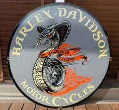 ハーレーダビッドソン キングコブラ 看板 HARLEYDAVIDSON 76cm