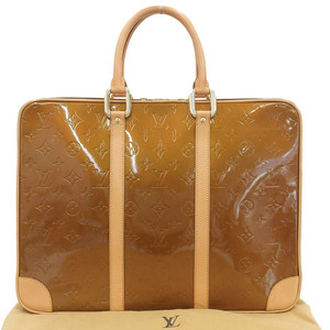 【本物保証】 希少 レア 布袋付 超美品 ルイヴィトン LOUIS VUITTON モノグラム ヴェルニ ヴァンダム M91125 ビジネスバッグ ハンドバッグ