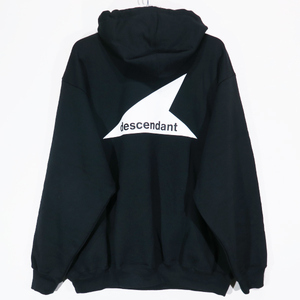 DESCENDANT ディセンダント 21AW CETUS HOODED SWEATSHIRT シータス フーデッド スウェットシャツ フーディー パーカー ブラック Maz