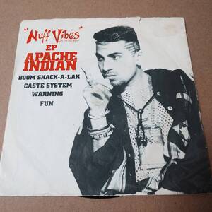 Apache Indian - Boom Shack A Lack / Caste System / Fun / Warning // Island Records 7inch / AA4702