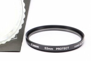 【 極美品 】 Canon プロテクトフィルター PROTECT 52mm 【 保護 】