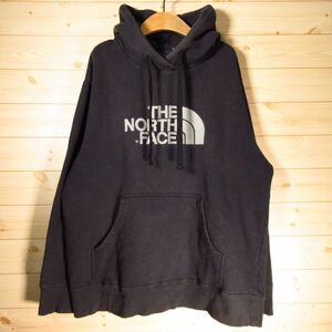 ◎THE NORTH FACE ノースフェイス AT35071◆パーカー フード スウェット プルオーバー 裏起毛 アウトドア◆メンズ グレー Lサイズ◆AA1400