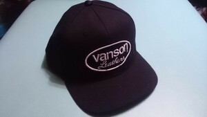 ｂ新品■Vanson(バンソン） CAP 黒/白