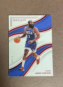 2022-23 Panini Immaculate Basketball James Harden Base Red /49 NBAカード