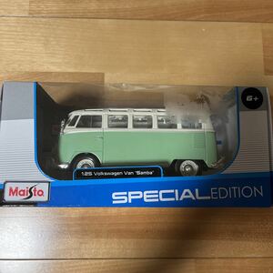 MAIST マイスト　フォルクスワーゲン バン サンバ　1/25　Volkswagen Van Samba　ミニカー　カラーサンプル　ワーゲンバス　グリーン