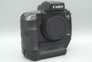 ●ジャンク Canon EOS5 QUARTZ DATE キャノン カメラボディ VARTICAL GRIP VG 10 現状品 動作未確認 フィルムカメラ