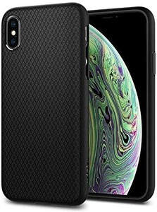 【Spigen】 iPhone XS ケース/iPhone X ケース 5.8インチ TPU 米軍MIL規格取得 耐衝撃 リキッド