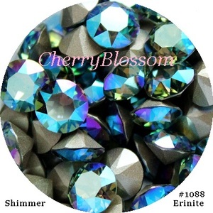 #1088*SS29*50粒*エリナイトシマー(SHIM)*スワロ*デコ*スワロフスキー*ＳＷＡＲＯＶＳＫＩ*クリスタライズ