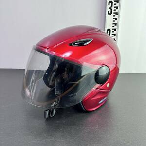 ジェットヘルメット Lea Winds ヘルメット SF-5D Sサイズ キャンディレッド g5-140