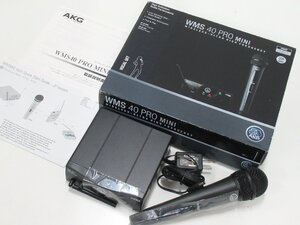 H371◆美品 AKG ワイヤレス マイク セット WMS40 PRO HT40 MINI SR40 アーカーゲー 受信機