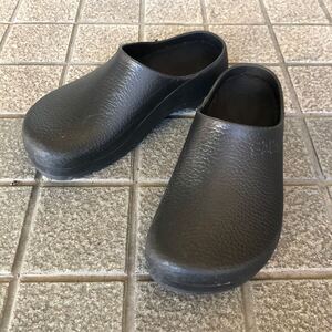 ドイツ製 BIRKENSTOCK BIRKIS 40 black USED ビルケンシュトック スーパービルキー 26cm サンダル 黒 made in Germany