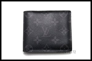 シリアル消え希少美中古■LOUIS VUITTON モノグラムエクリプス ポルトフォイユマルコNM レザー 2つ折り財布 ルイヴィトン■1024hs3112-6M