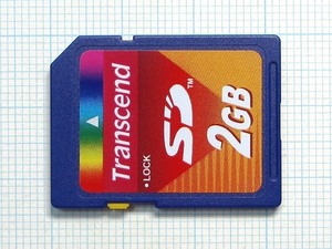 ★Transcend ＳＤメモリーカード ２ＧＢ 中古★送料８５円・１８５円