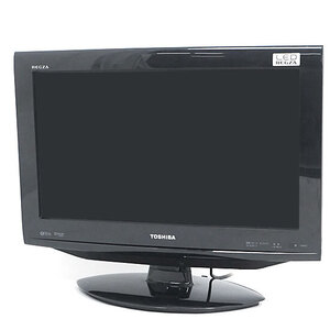 【中古】TOSHIBA 19V型 ハイビジョン液晶テレビ LED REGZA 19RE1(K) ブラック リモコンなし 外箱いたみ 元箱あり [管理:1150029136]