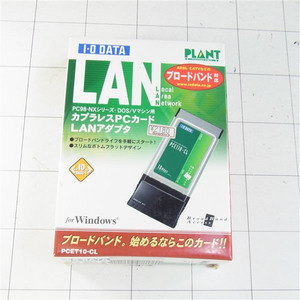 IO DATA 10MbpsLAN-PCカードアダプタ PCET10-CL