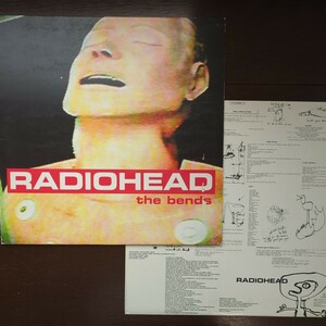 UK oroginal 0％表記なし radiohead the bends レディオヘッド thom yorke トム・ヨーク analog record レコード LP アナログ vinyl