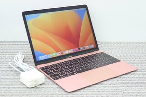 N 1円♪ 2【2017年！ i5 !】Apple / MacBook A1534(Retina,12-inch,2017) / CPU：core i5-1.3GHz / メモリ：16G / SSD：512G